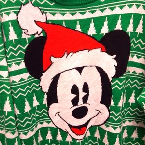 Like New Disney Mickey Christmas Sweater